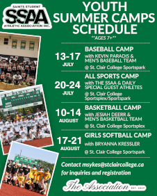 Saints Student Athletic Association - Summer Sports Camps