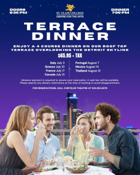 Win 2 tickets to a Terrace Dinner!