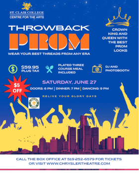Receive $5 off tickets to Throwback Prom